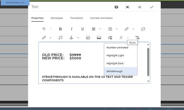 Strikethrough