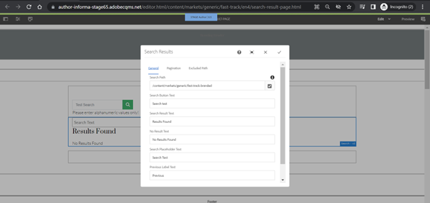 Secure Search Functionality Search Component